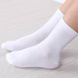 White Unisex Socks view
