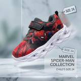 Spiderman sneakers view