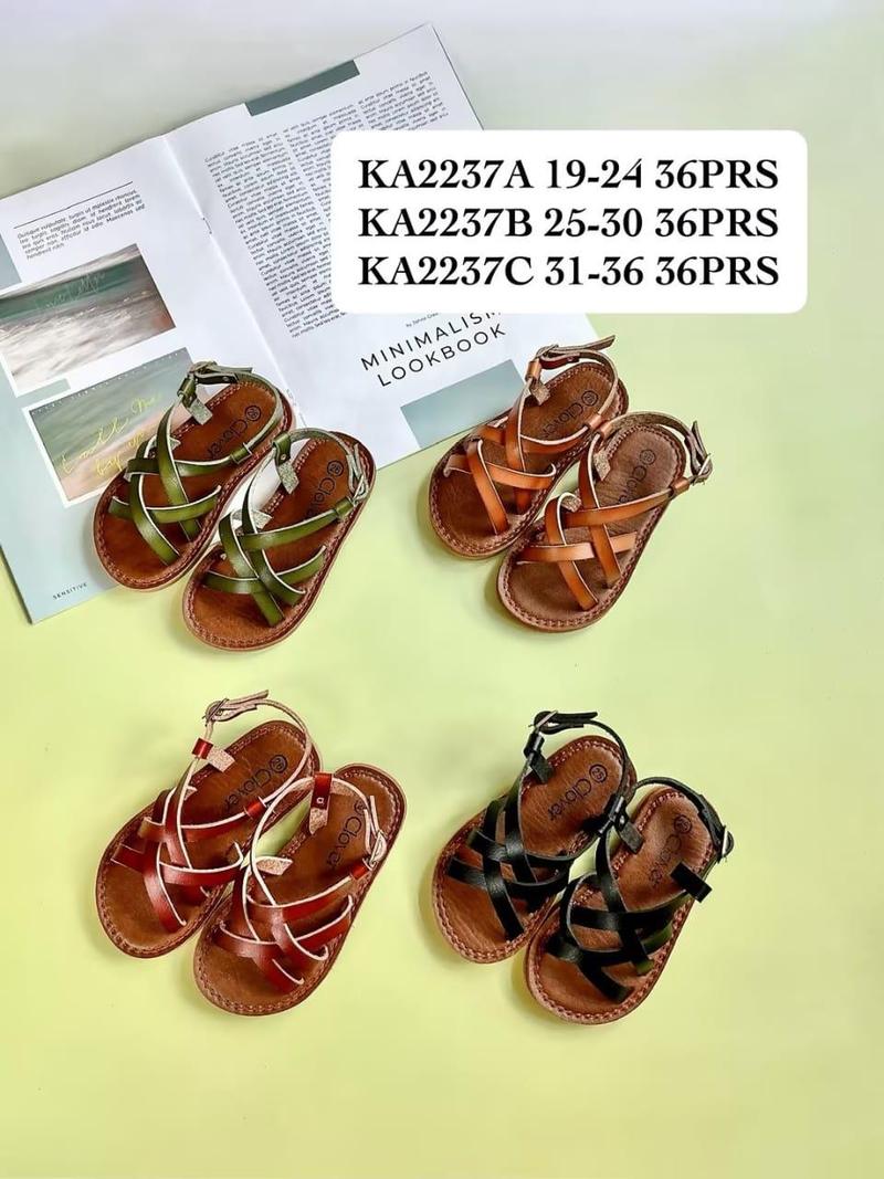 Girls Stripped Sandals