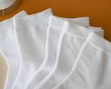 White Unisex Socks view