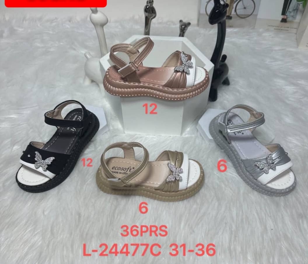 Girls Butterfly Sandals
