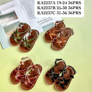 Girls Stripped Sandals