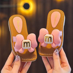 Girls cute slippers