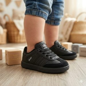 Black trainers Size  20 only